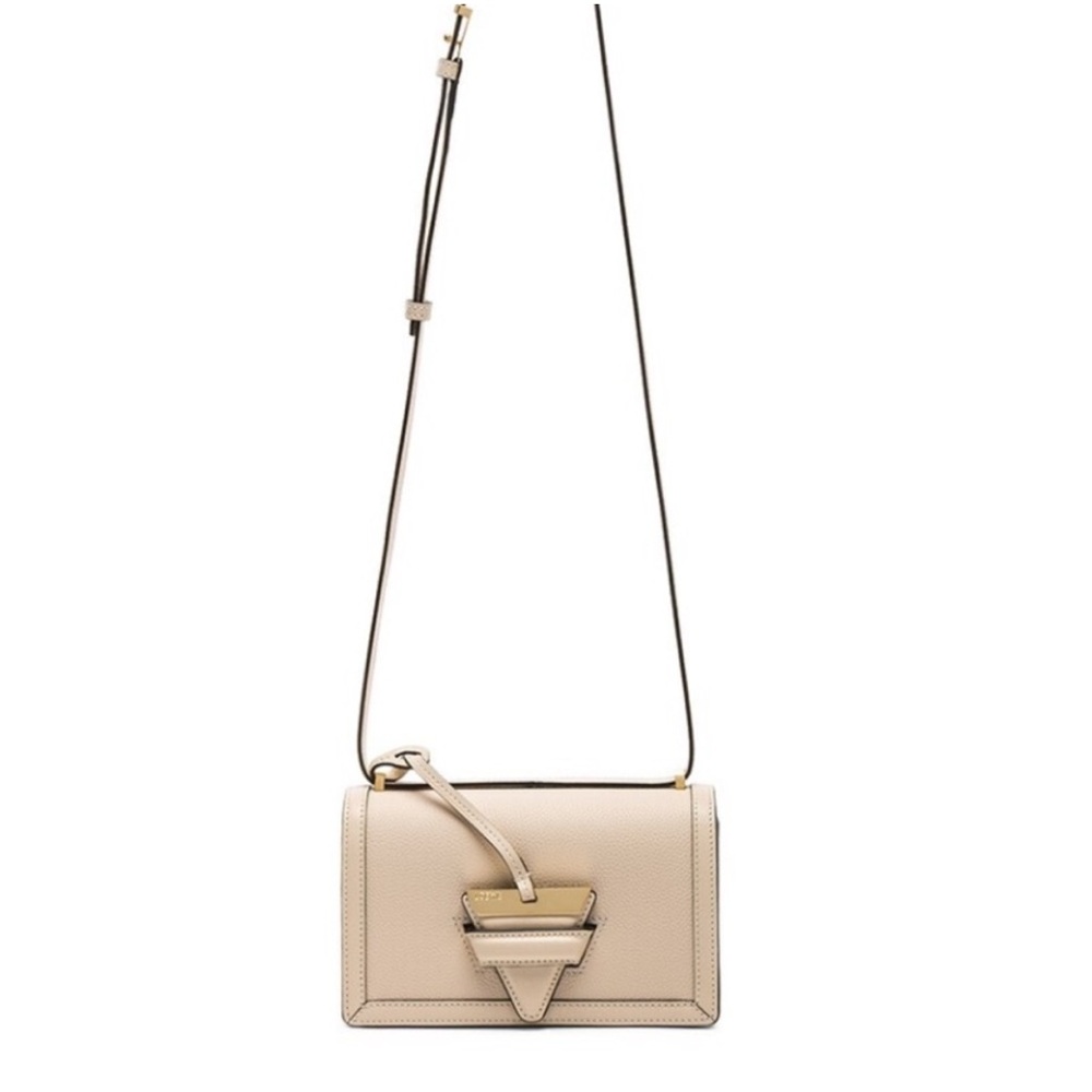 LOEWE small Barcelona calfskin crossbody bag in beige